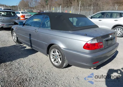 2004 BMW 325Ci z USA, uszkodzony, nr VIN WBABW33414PL28805